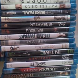 Blueray Dvds  Horror /  Action