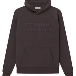Fear of god Essential hoodie.  Plum. XL and Lrg