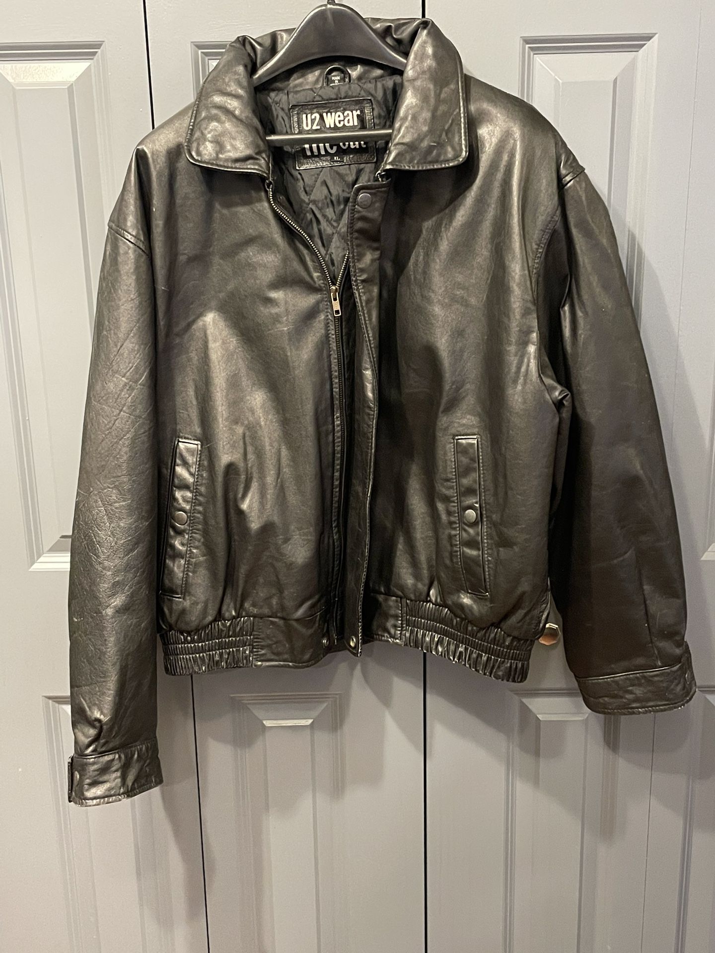 Vintage Leather Jacket Motorcycle Racer