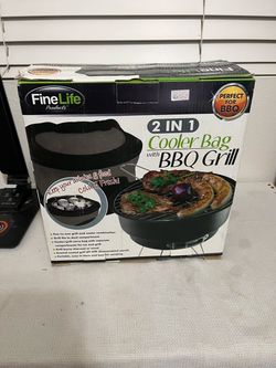 Fine Life 2-in-1 Cooler Bag with BBQ Grill