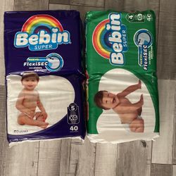 Diaper Bebin 40 Units Each Pack 