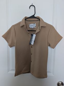 Distortion Button Down Shirt