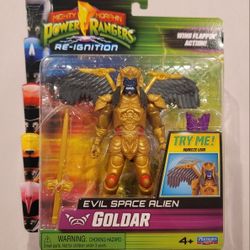 GOLDAR Mighty Morphin Power Rangers Re-Ignition 6" Evil Alien Figure - IN HAND