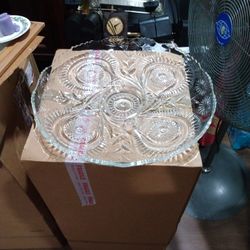 Big Crystal Serving Dish