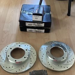Front Brake pads/rotors 90-92 Toyota Land Cruiser