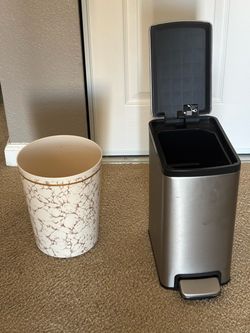 Trash Can Set of Two