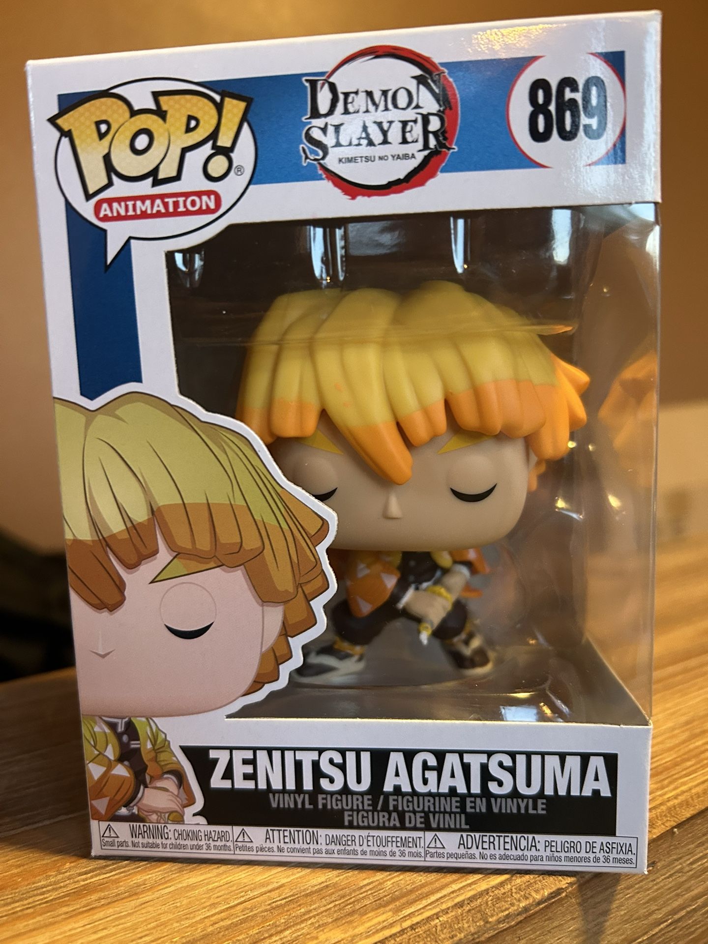 Funko Pop! Vinyl: Demon Slayer: Kimetsu no Yaiba - Zenitsu Agatsuma #869