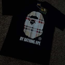 Large Burberry Bape T-Shirt 