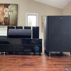 Klipsch Home Theater System With Yamaha Receiver