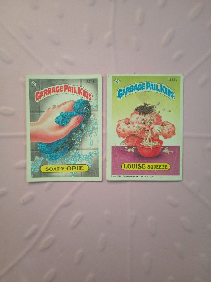 (2) Garbage Pail Kids Cards
