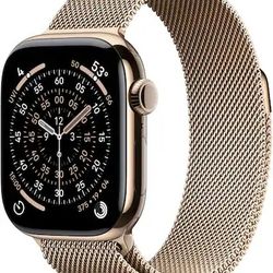 Apple Watch Series 11 42mm Gold titanium 