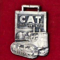 Vintage fob from the Caterpillar Company for the Cat track type tractor