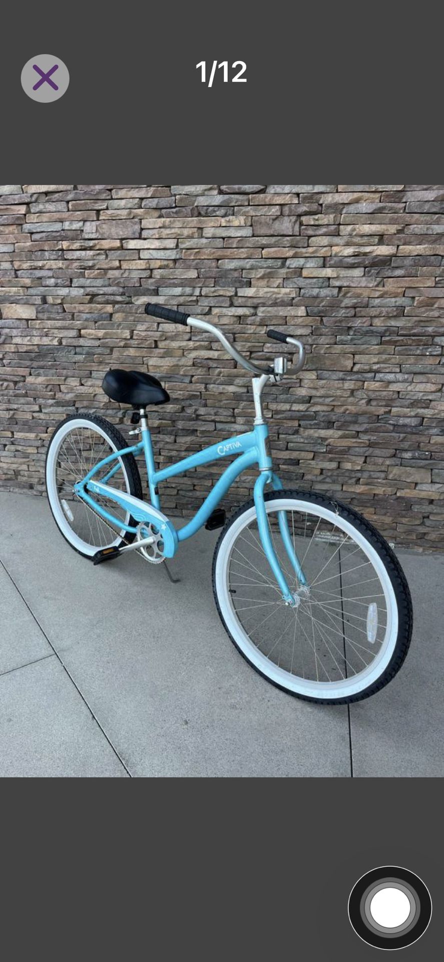 Fuji “ Captiva “ 26 Inch Beach Cruiser Baby Blue