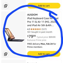 Ipad Pro 11 & Air 11 Keyboard Case