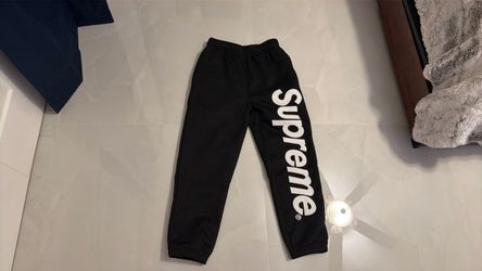 black supreme pants