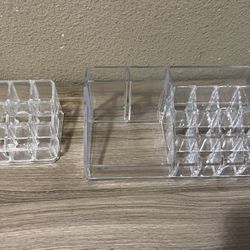  clear acrylic makeup organizers  Vanity Accessories 