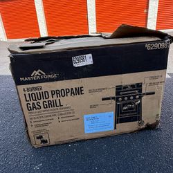 Master forge Stainless steel 4 - Burner Liquid Propane Gas Grill