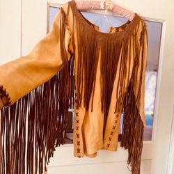 Woman’s Buckskin  Shirt