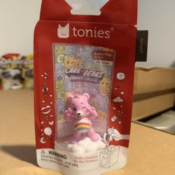 Tonies Care Bears Unlock Magic pink CHEER BEAR Audio Figurine Story Tonie box!