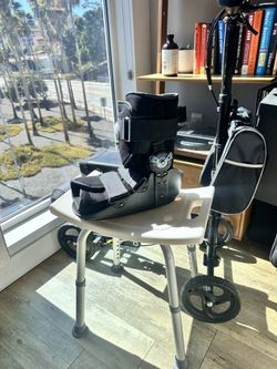 Injury Equipment; Crutches, Scooter 