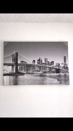 Skyline canvas painting
