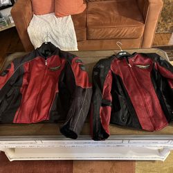 Motorcycle Jackets$120 Each / Helmet Size L $250 