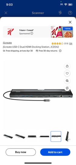 USB-C Dual HDMI Docking Station NIB