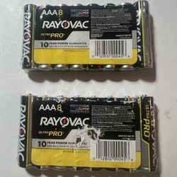 AAA 8 Batteries 