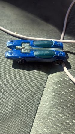 Vintage Hot Wheels Blue Diecast Toy Car