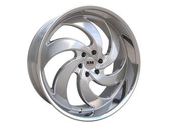 22x9.5 XM-626 Wheels Candy White Milled + SSL – 6x139.7