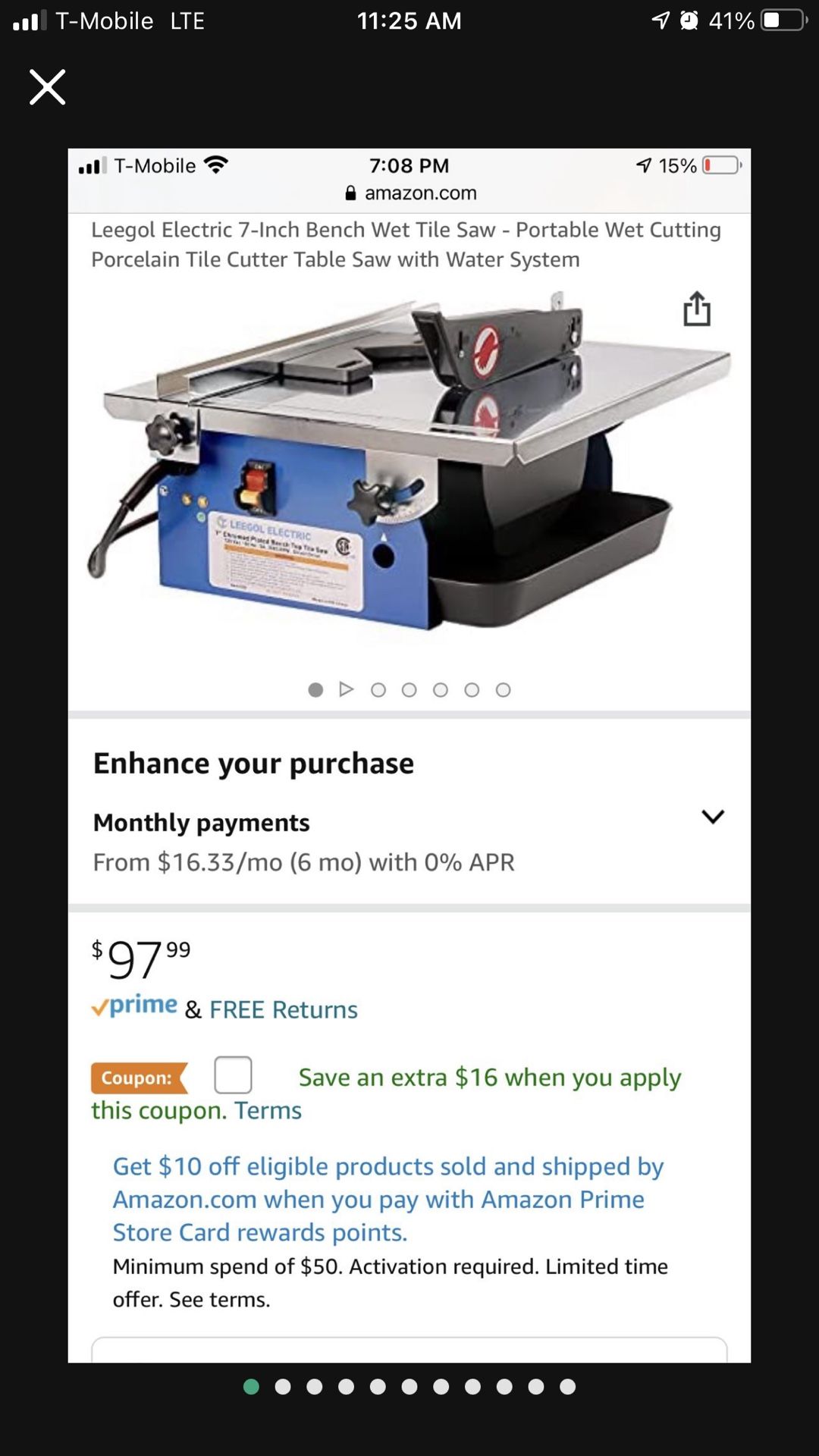 Leegol Electric Saw Tile Saw
