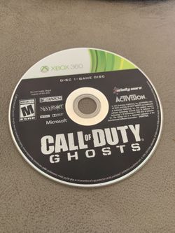 Call Of Duty Ghost - Disc 1 Only - Xbox 360