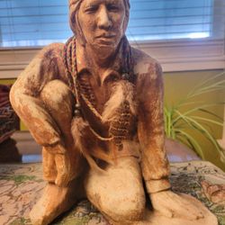 Native American Indian Statue 