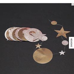 Decorations Champagne Garland 