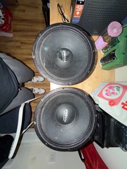 2x PRV Audio Midrange 12" Speakers 8 Ohm 12MR PRO 350 Watts RMS Each