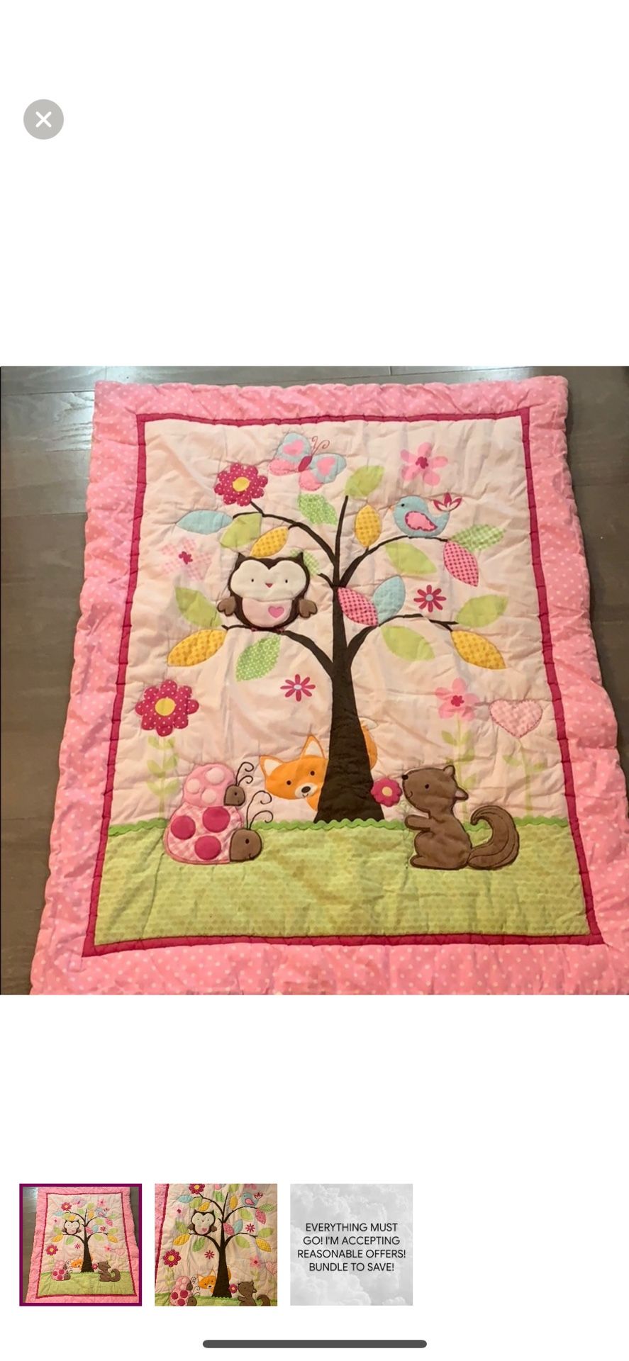 baby quilt blanket primitive vintage style