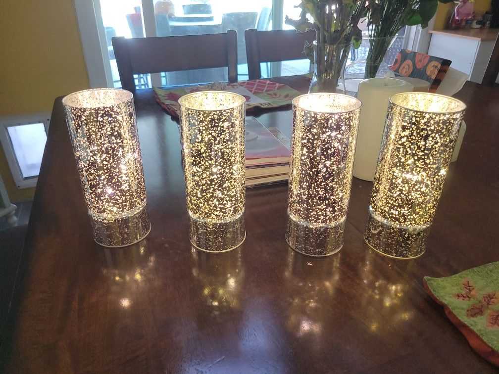 4 Battery Operated Lanterns