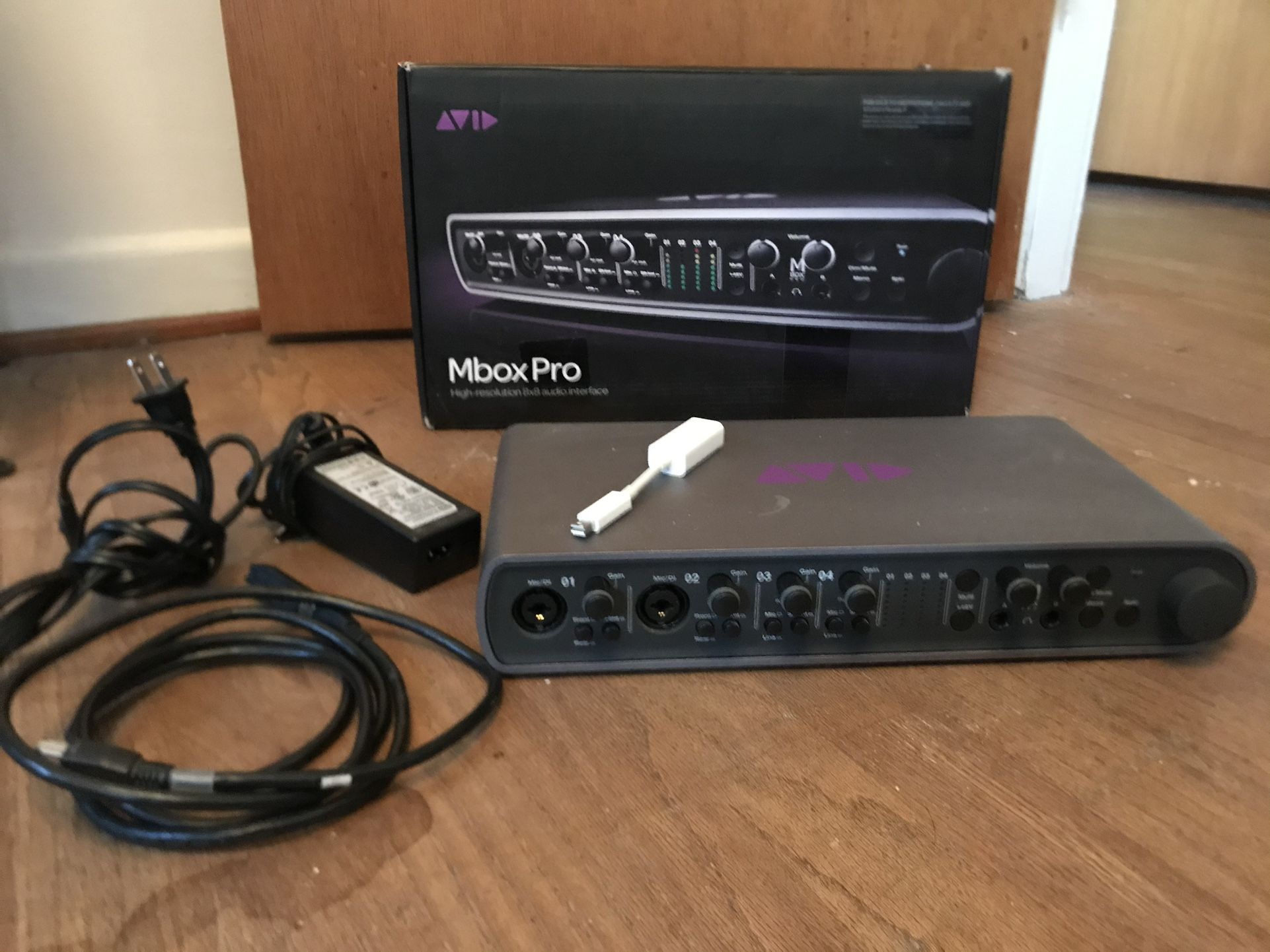 AVID MBOX PRO FireWire Audio Interface Digital Recording System
