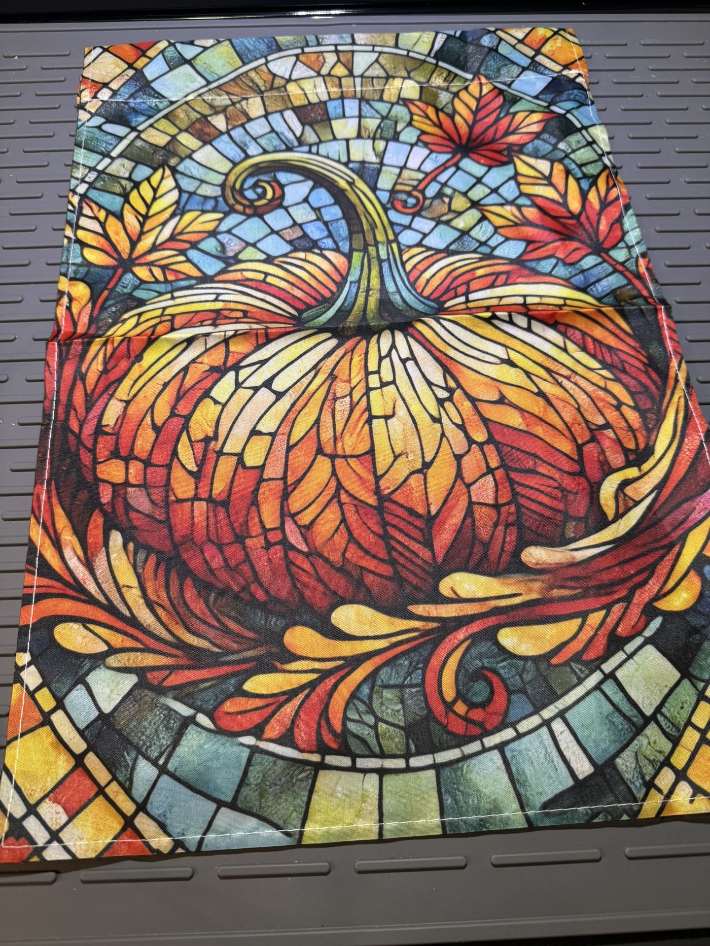 Pumpkin Thanksgiving Garden Flag