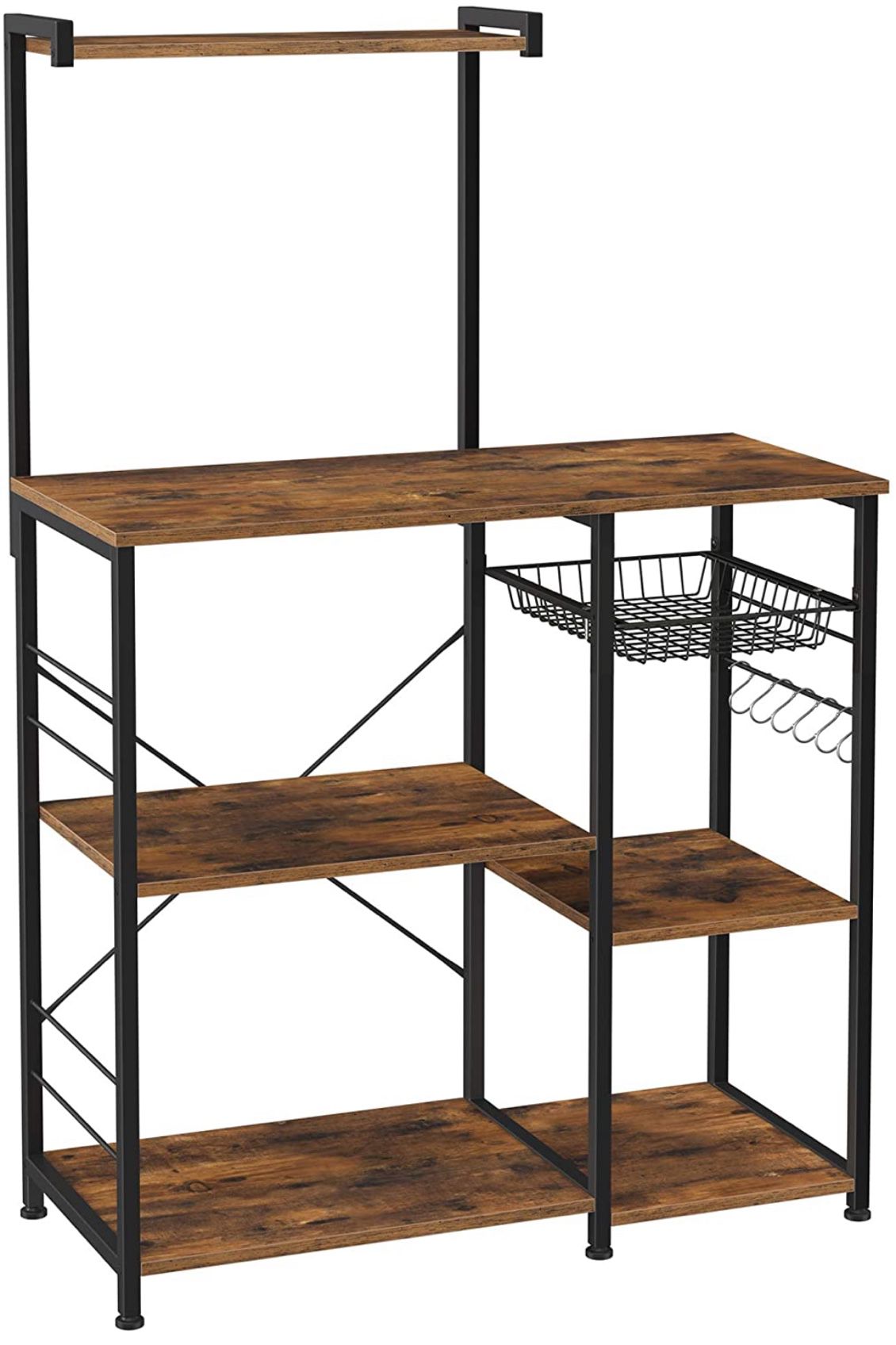 Kitchen Shelf, Storage Rack, Coffee Station, Microwaveo Oven Stand, Wire Basket