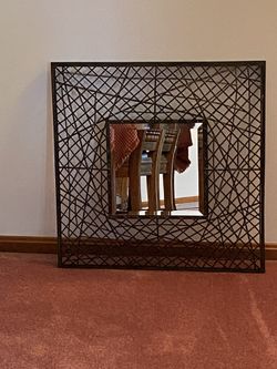 Pretty Decorative Metal Beveled Mirror