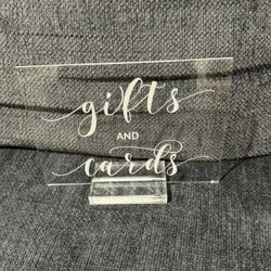 Gift And Cards Sign