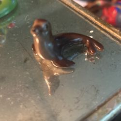 Miniature Porcelain Seal Antique