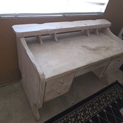 Desk With drawers Solid Wood