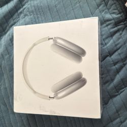 Silver AirPod Max With Smart Case 