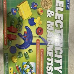 Electricity and magnetism experiment kit New 