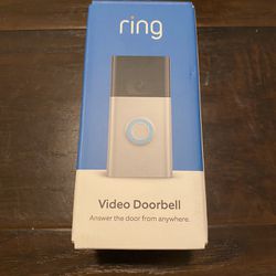 Ring 1080p Wireless Video Doorbell - Satin Nickel