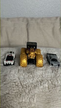 Hot Wheels Monster Truck and Die-Cast Cars Set of 3