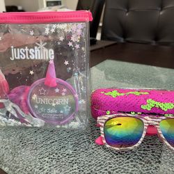 By Justice NEW Beauty Set For Girl/sunglasses