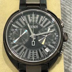 Fendi Momento Chronograph Mint 40MM 2-Tone Stainless Steel Chronograph